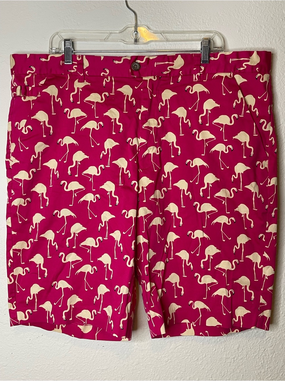 Royal & Awesome Men’s “Birdie Breeks” Flamingo Golf Shorts